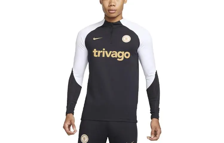 Nike Chelsea FC Chelsea F.C. Strike Soccer Jersey Men's Black