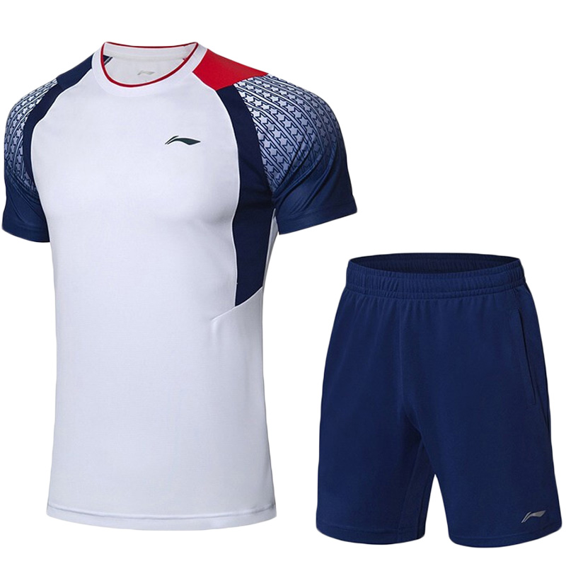 Li Ning Badminton Jersey Unisex Standard White
