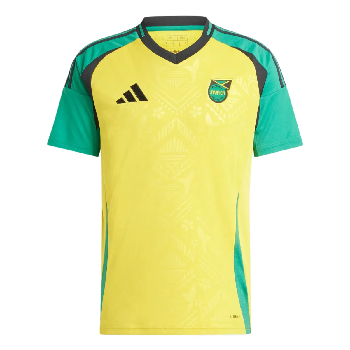 Adidas Jamaica National Team Jamaica 24 Home Jersey Soccer Jersey Men's Yellow Green