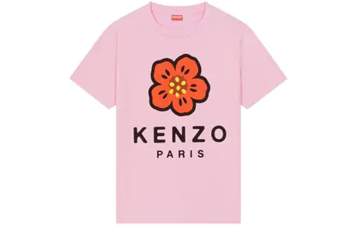 KENZO Broke Flower Loose T Shirt 'Rose'