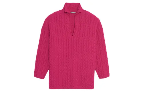Balenciaga Loose Fit Sweater Women's Pink