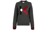 KENZO Fitted Sweater Women's Dark Gray