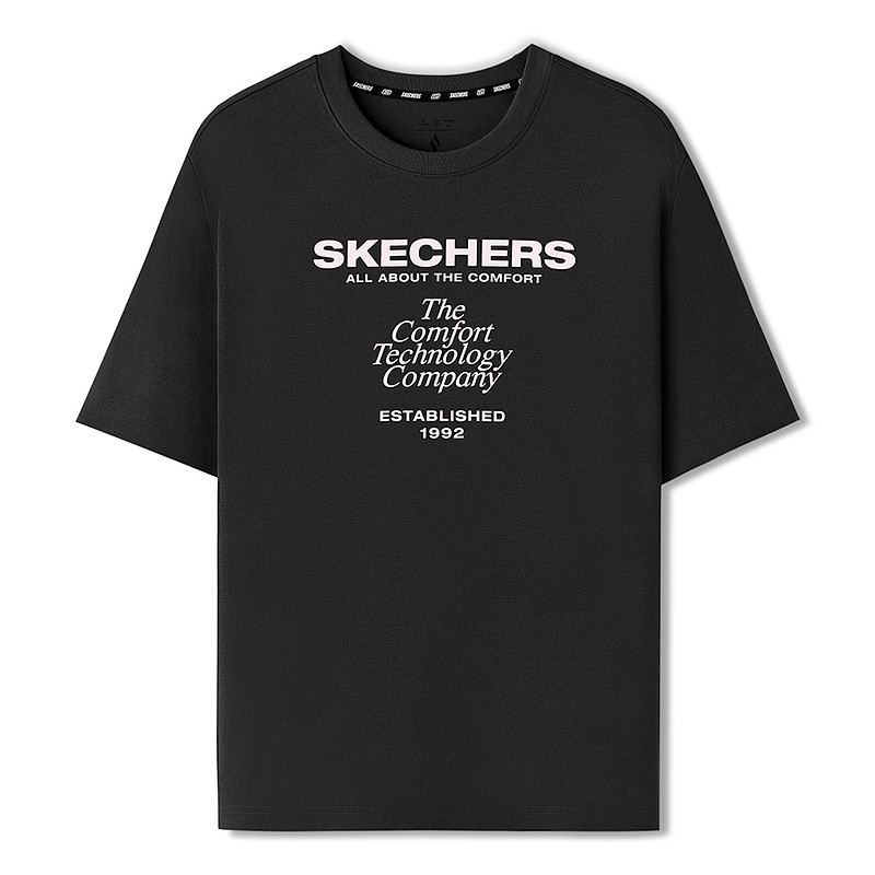 Женская футболка Skechers (черная)