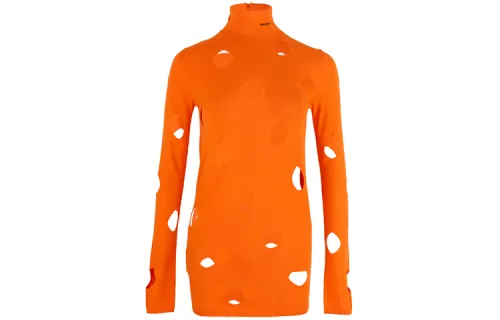PRADA SS21 Slim Fit Sweater Women's Orange