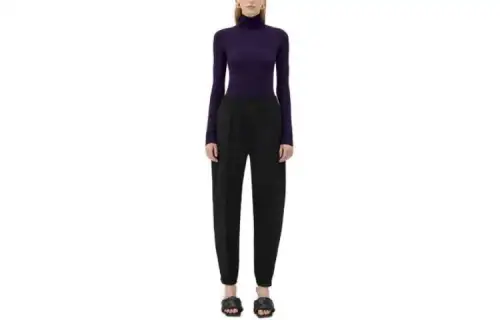 Bottega Veneta Sweaters Women's Purple Turtleneck Moderate Other