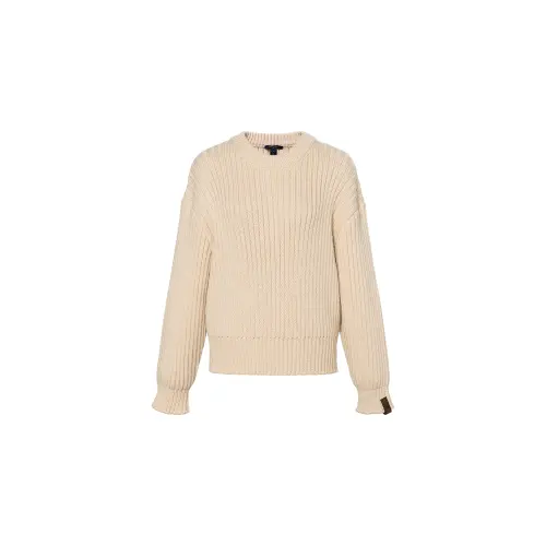 LOUIS VUITTON Elbow Patch Ribbed Pullover