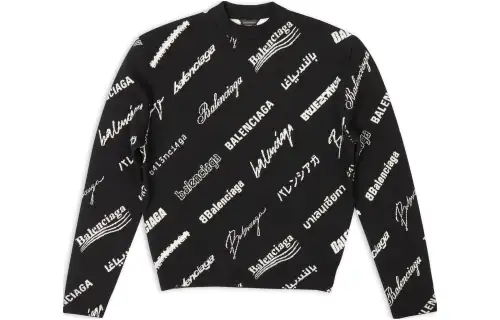Balenciaga SS23 Sweater Women's Black