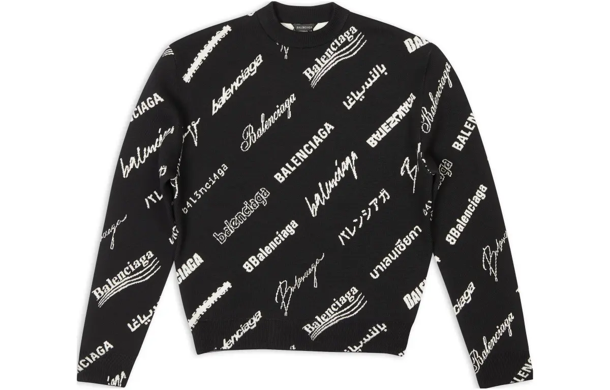 Balenciaga SS23 Sweater Women's Black