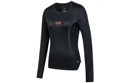 Anta Long Sleeved T Shirt Women's Basic Black