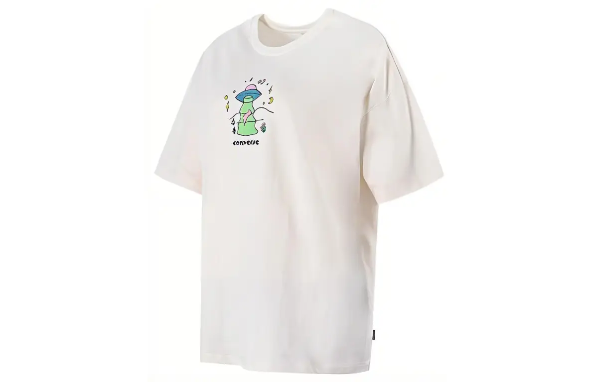 Converse FW22 Set in Sleeve T Shirt Women's White