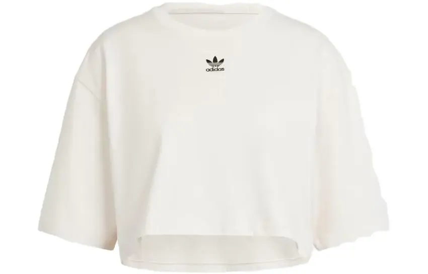 Adidas Originals Essential Drop Shoulder Sleeve T Shirt Women's White