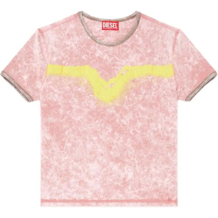 Diesel T-Uncutie-Long-Q3 Crewneck T-Shirt