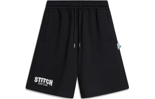Li Ning x Disney Casual Shorts Men's Black