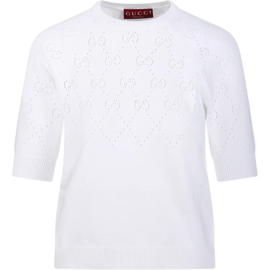Женская футболка Gucci (белый)