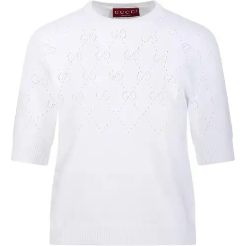 GUCCI Logo Detailed Crewneck T Shirt