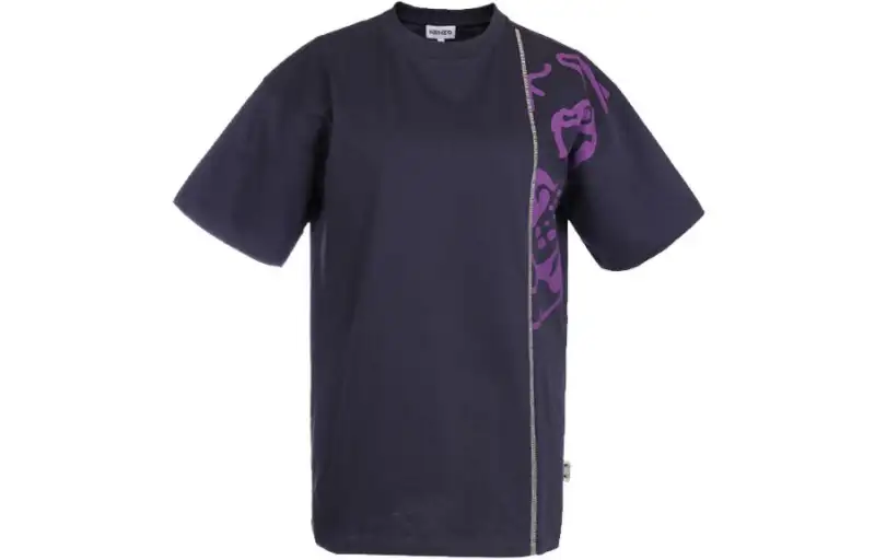 KENZO T Shirts Women's Navy Blue Crew Neck