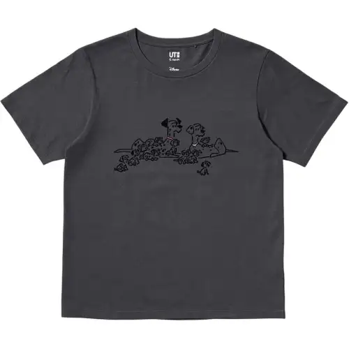 UNIQLO Yu Nagaba Regular T Shirt Women's Dark Gray