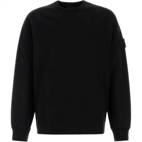 STONE ISLAND Logo Patch Crewneck Sweatshirt