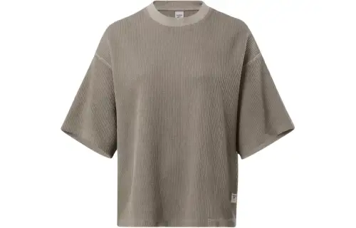 Reebok CL RBK ND WAFFLE TEE T Shirt Women's Boulder Gray