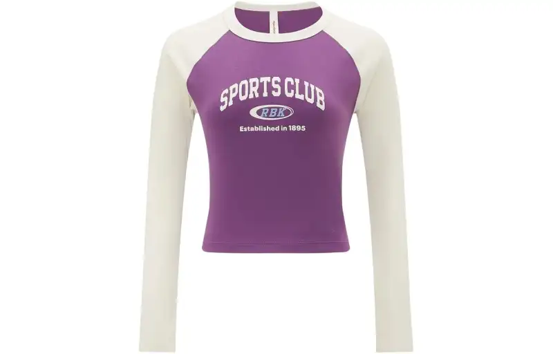 Reebok Raglan Sleeve T Shirt Women's Purple