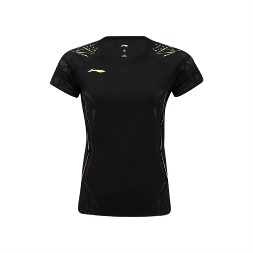 Li Ning Badminton Collection T Shirt Women's Black