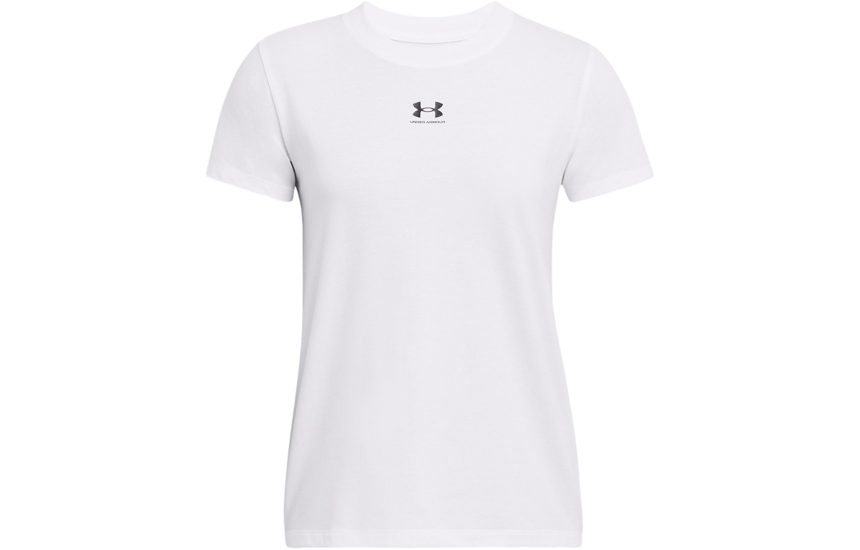 Женская футболка Under Armour с принтом (белая)