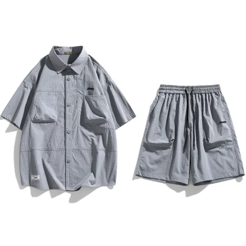 Jeep Retro thin jeep, shirt, set for men and women, American style, oversize