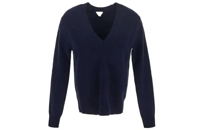 Bottega Veneta Sweaters Women's Blue V Neck Moderate Other