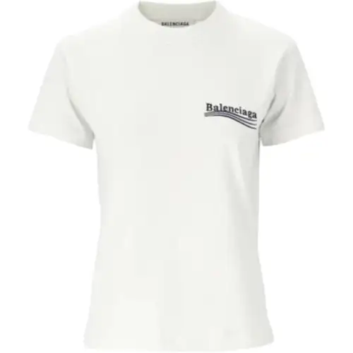 Balenciaga T Shirt Women's Beige