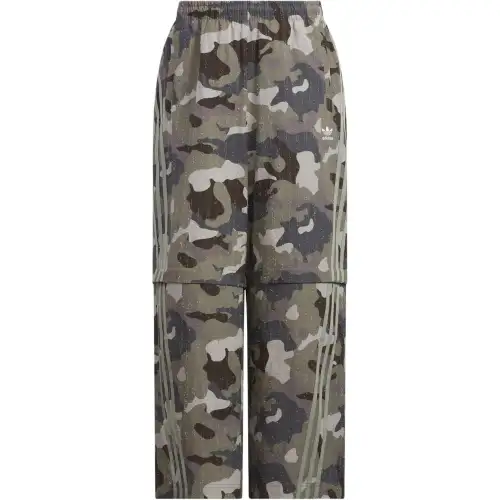 Adidas Originals ADILENIUM CAMO TRACK TRACKSUIT BOTTOMS Sports Pants Unisex Strata Olive Green