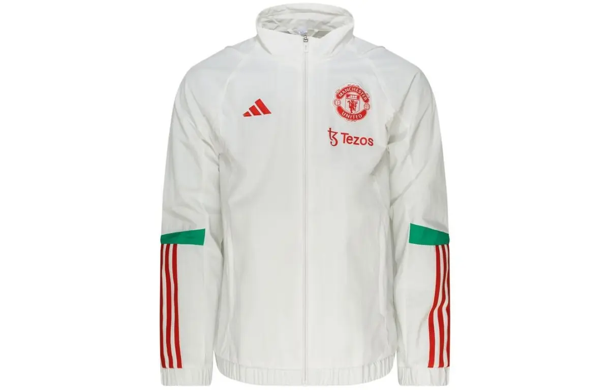 Adidas Manchester United MANCHESTER UNITED TIRO 23 PRESENTATION JACKET Soccer Jersey Men's White