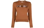KENZO FW21 Fitted Sweater Women's Brown