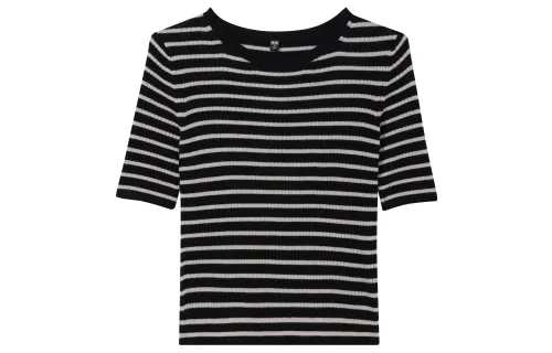 UNIQLO Sweaters Women's Black Crew Neck Moderate Other