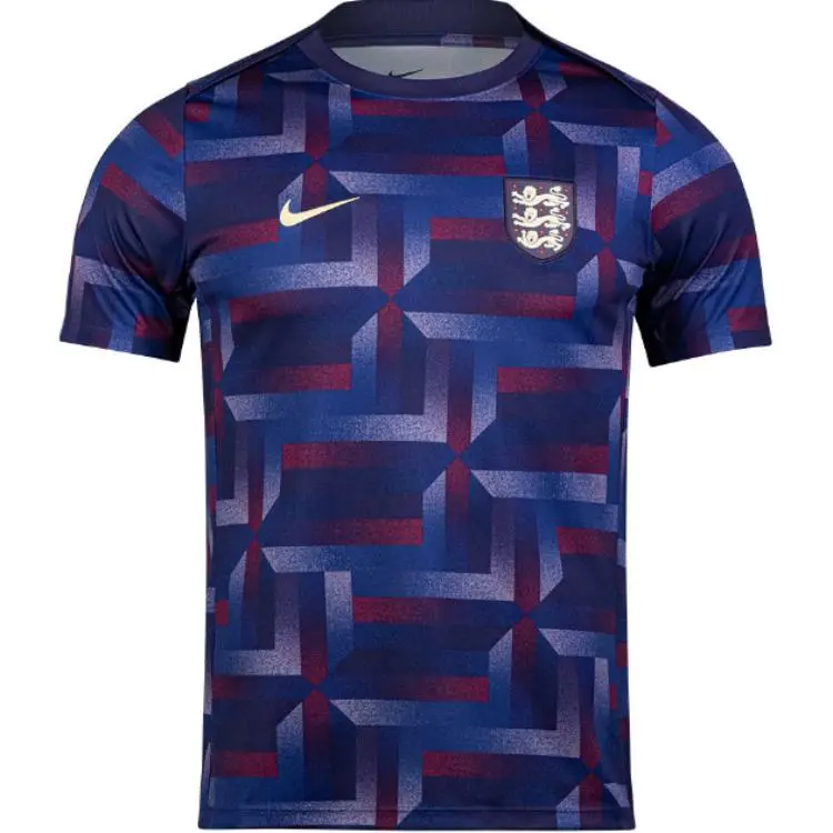 Nike England National Team Academy Pro Soccer Jersey Men's Ink Purple