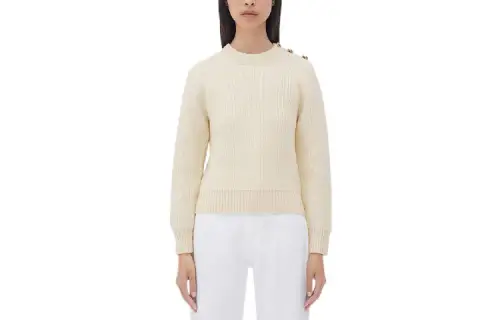 Bottega Veneta Sweaters Women's Beige Crew Neck Other