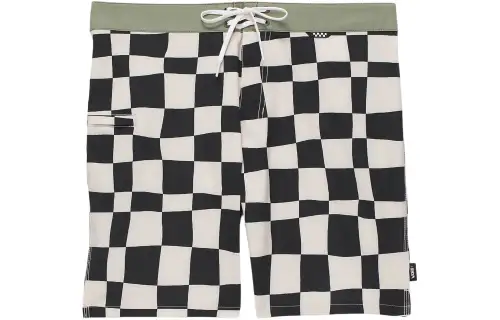 Vans Mte The Daily Check Boardshort Casual Shorts Men's Black White