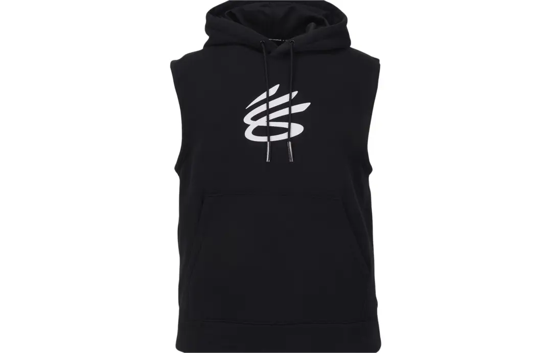 Under Armour SS24 Curry Fleece Basketball Jersey Men's Black