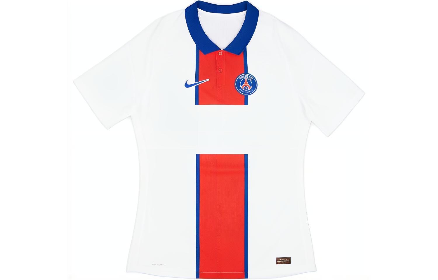 Nike Soccer Jersey Player Edition 2020 21 Season, Paris Saint Germain, Away Unisex White