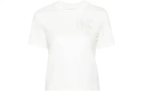 Palm Angels logo-embroidered cotton T-shirt