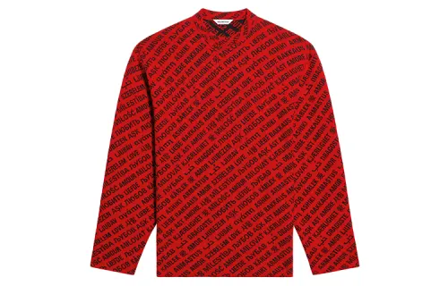 Balenciaga SS21 Sweater Women's Red