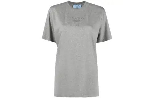 PRADA SS22 Regular T Shirt Women's Gray