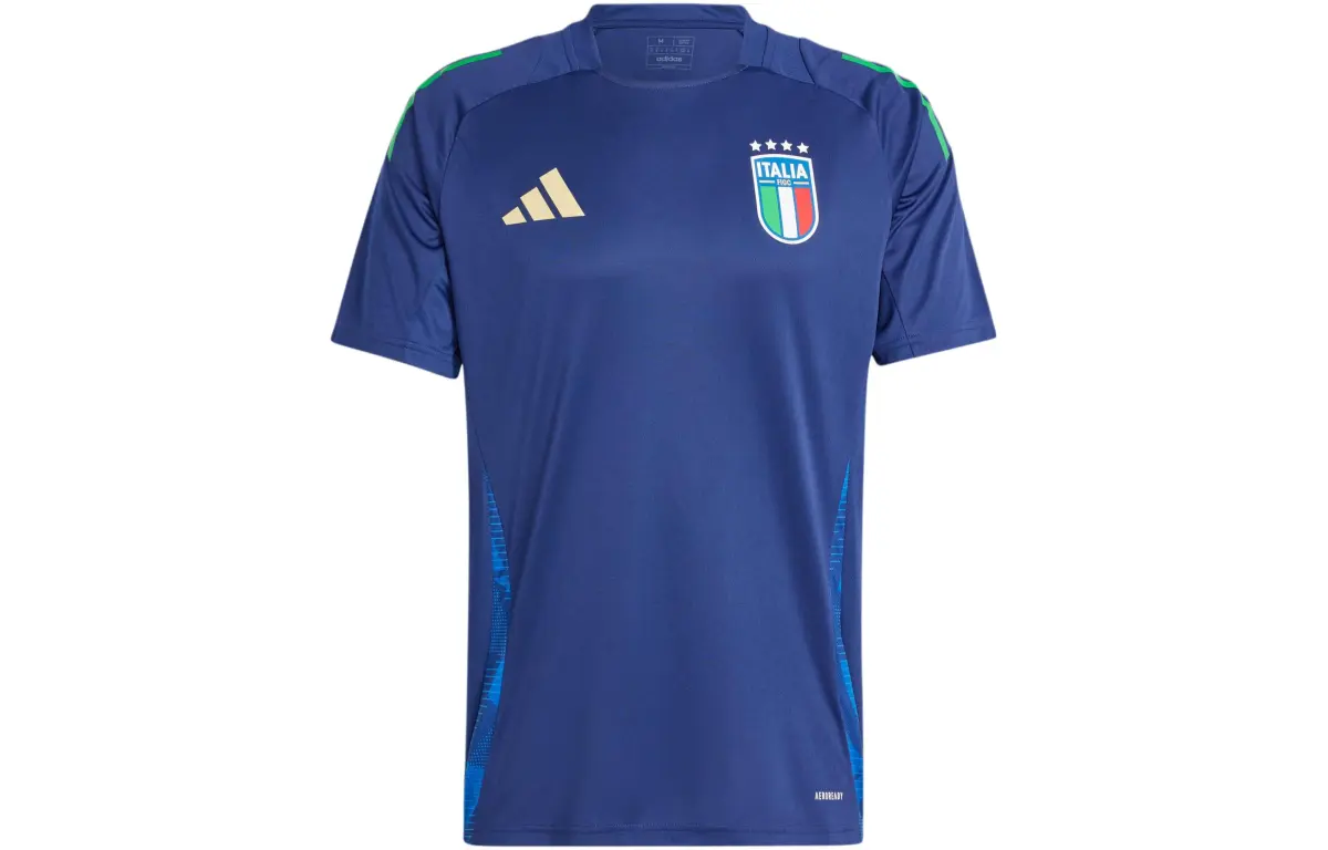 Adidas Italy National Team Italy Tiro 24 Competition Training Jersey Soccer Jersey Men's Midnight Blue