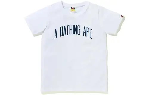 Bape Women'ss A BATHING APE Letter Tee Grey