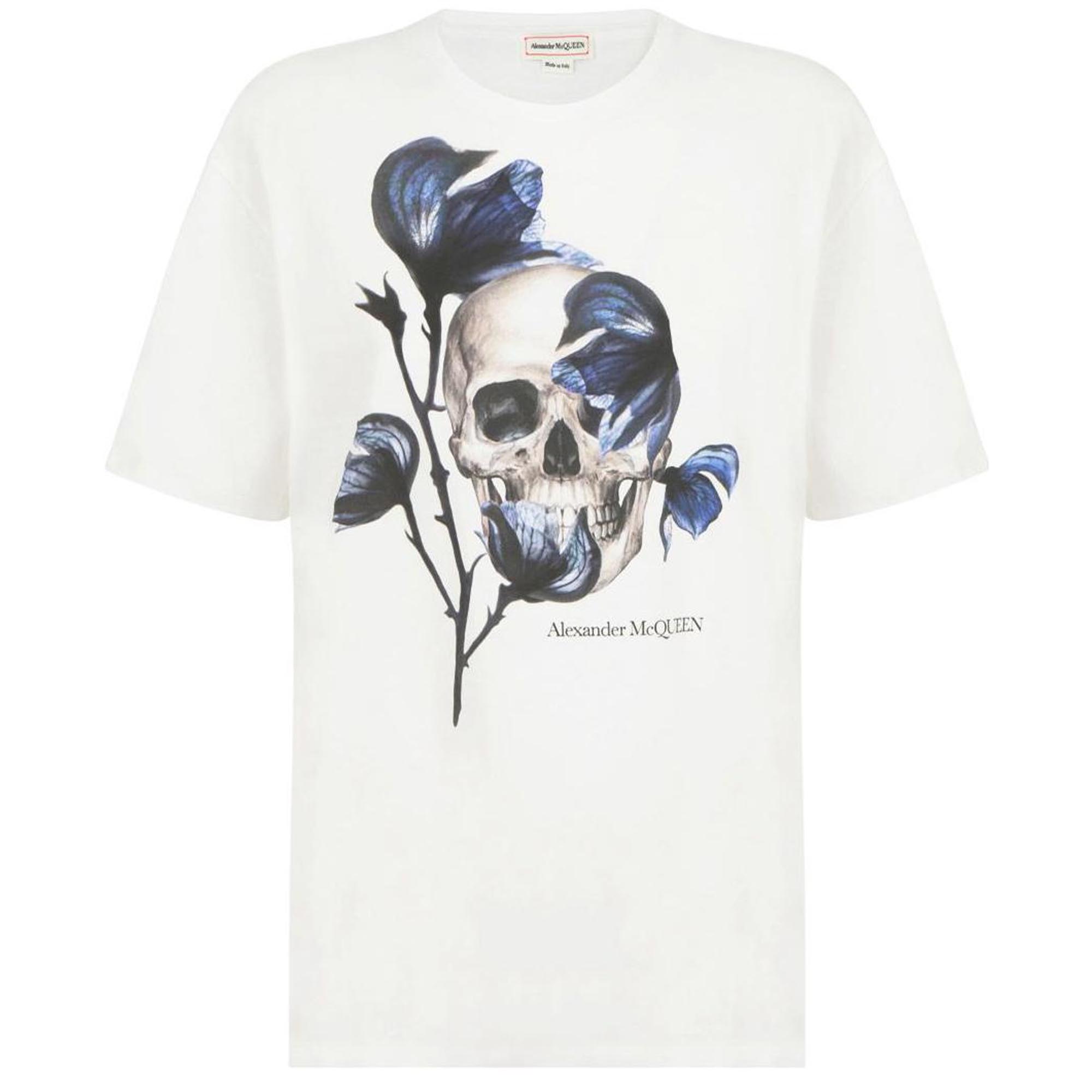 Женская футболка Alexander McQueen FW22 (белая)