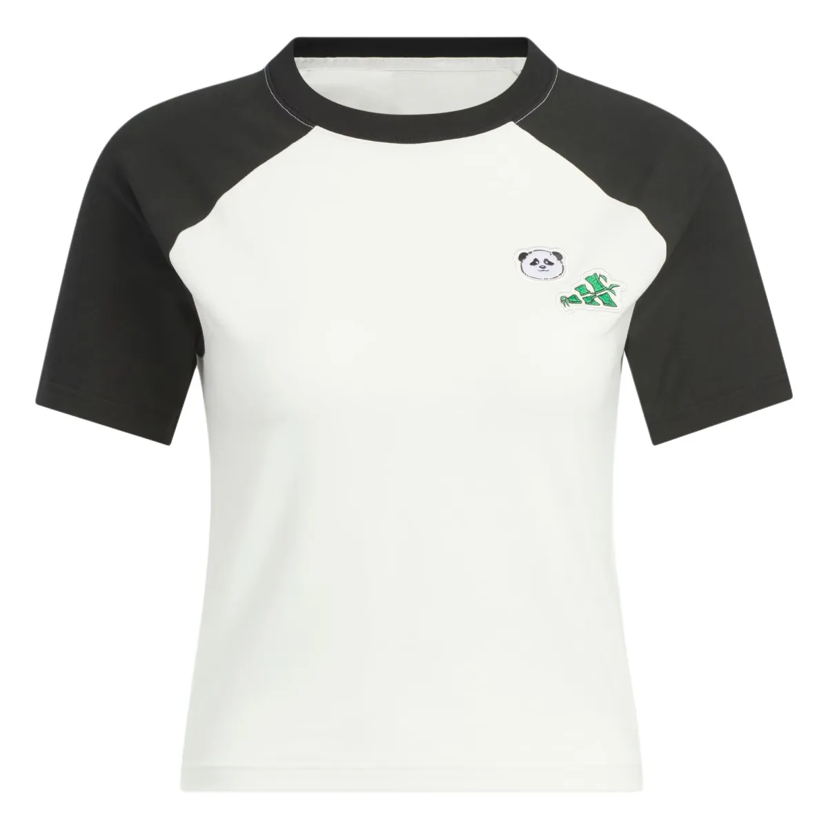 Adidas Raglan Sleeve T Shirt Women's Jade White/Black