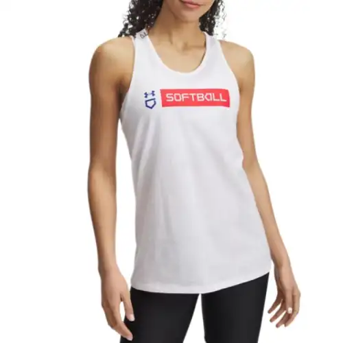 Under Armour Wordmark Tank Top Women's White
