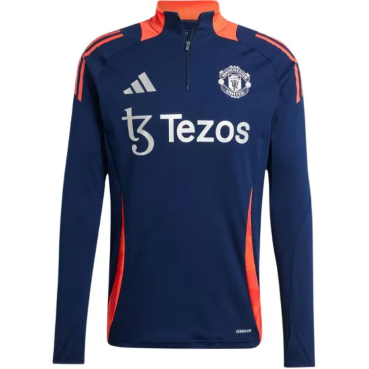 Adidas Manchester United MANCHESTER UNITED TIRO 24 TRAINING TOP Soccer Jersey Men's Blue