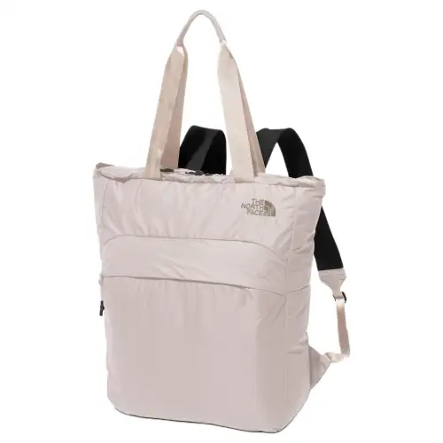 THE NORTH FACE 18L Tote Bag, Shopping Bag, Shoulder Bag, Handbag, Outdoor Bag Recycled Nylon Ivory Gray Unisex