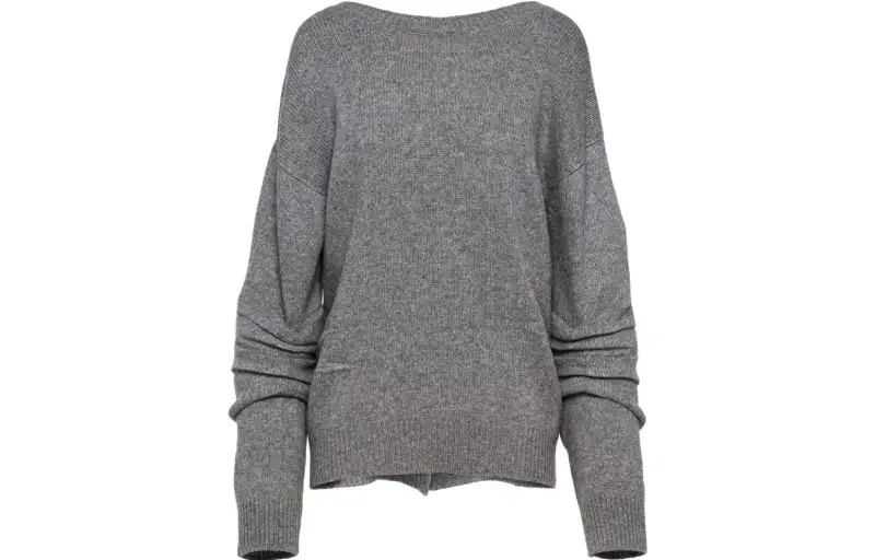【RunwayPrevious Season】wrinkle-effect cashmere jumper