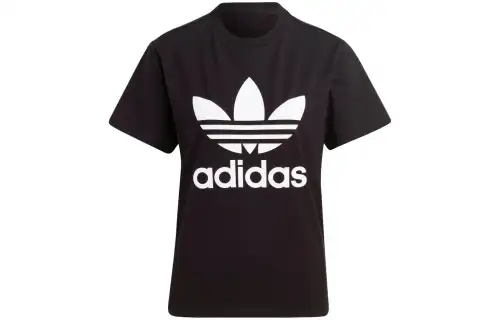 Adidas Originals T Shirt Women's Black Japan Version